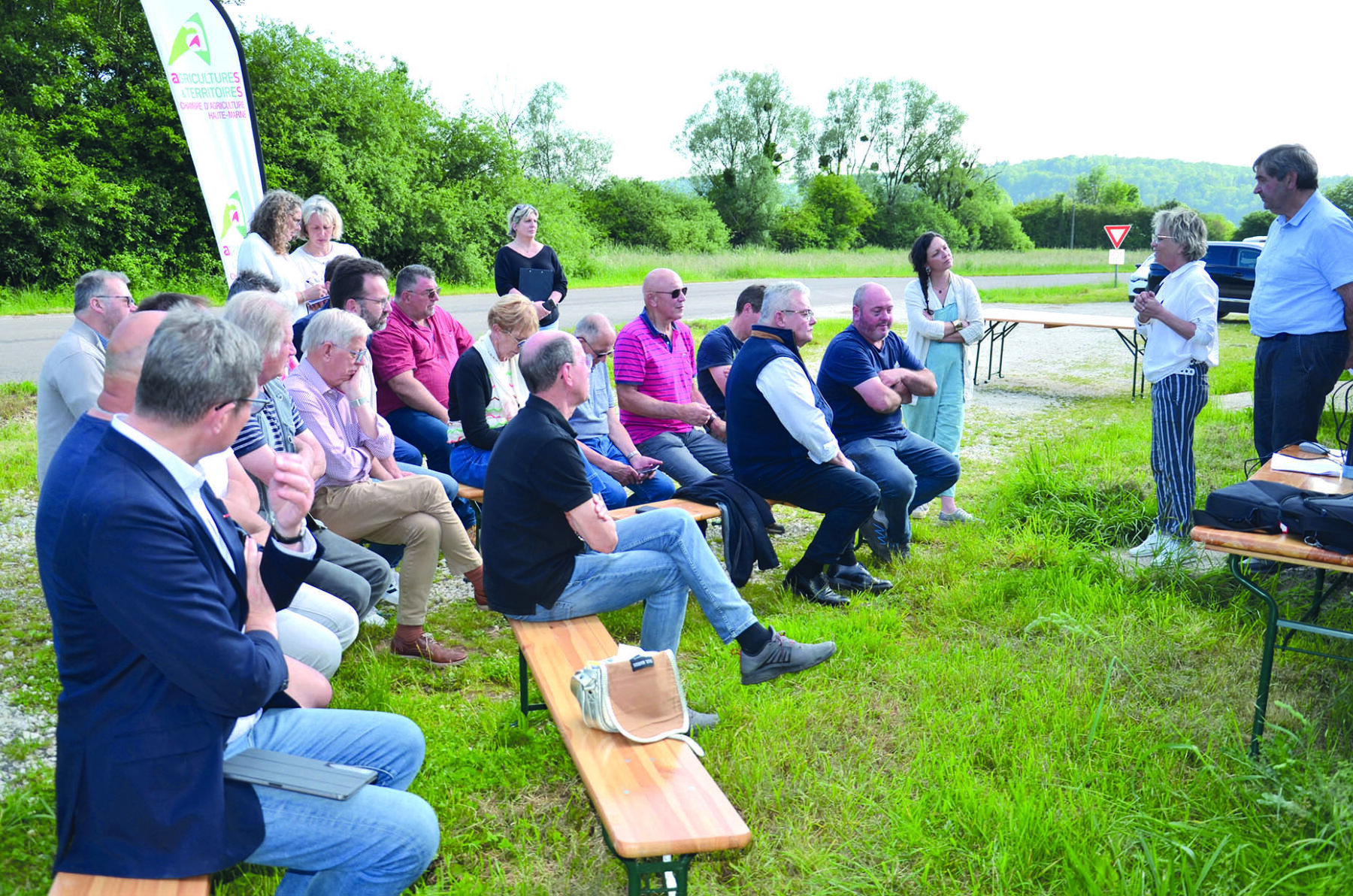 Cette rencontre a été l’occasion de présenter les dynamiques locales en matière d’alimentation comme Agrilocal, le nouvel abattoir et le PAT du Pays de Chaumont.